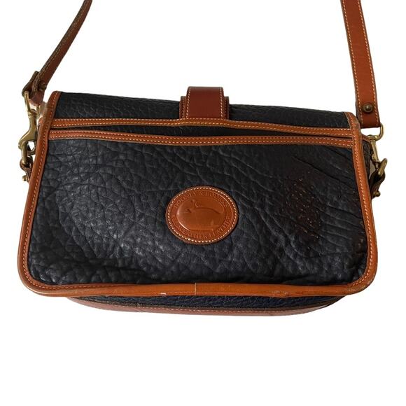 Dooney and Bourke All Weather Equestrian Crossbody Bag Navy Blue Vintage 90 EUC - Picture 10 of 15